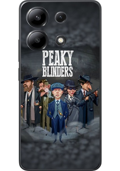 Xiaomi Redmi Note 13 Uyumlu Şeffaf Kılıf Peaky Blinders Tasarımlı