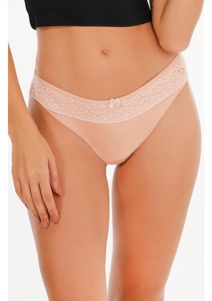 Kadın Lazer Kesim Dantelli Slip Külot 3'lü Paket Set - KTS3101 fırsatları