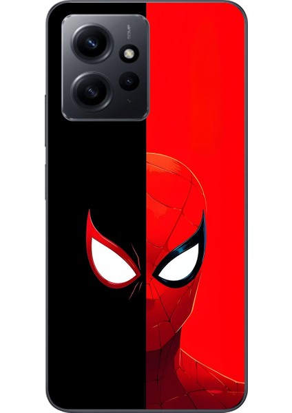Xiaomi Redmi Note 12 Uyumlu Şeffaf Kılıf Spider-Man 2 Tasarımlı