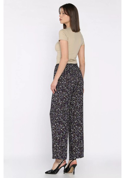 Kadın Bel Lastikli Desenli Pantolon P-00017291 modelleri
