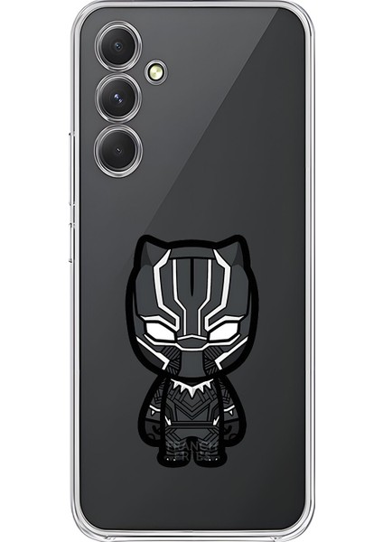 Samsung Galaxy A54 Uyumlu Şeffaf Kılıf Chibi 6 Tasarımlı