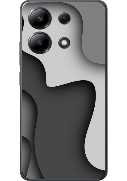 Xiaomi Redmi Note 13 Uyumlu Şeffaf Kılıf Wallpaper 2 Tasarımlı