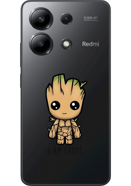 Xiaomi Redmi Note 13 Uyumlu Şeffaf Kılıf Chibi 1 Tasarımlı