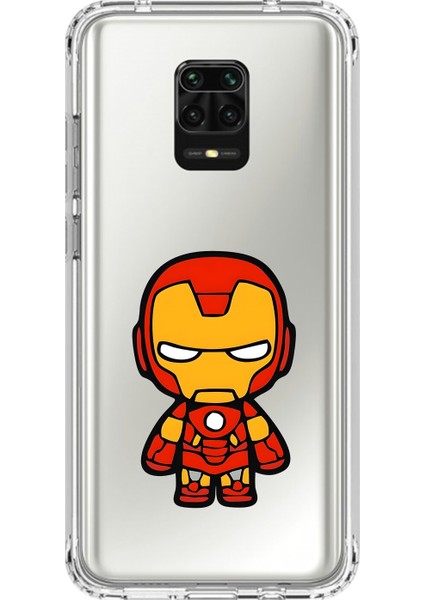 Xiaomi Redmi Note 9 Pro Uyumlu Şeffaf Kılıf Chibi 2 Tasarımlı