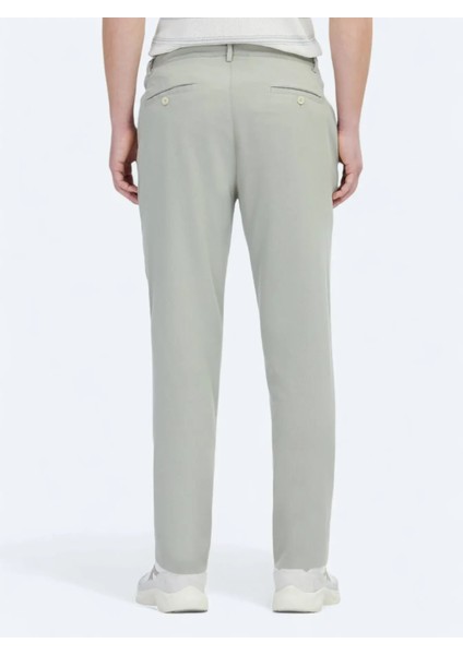 Açık Haki Dokuma Jogging Fit Casual Pamuk Karışımlı Pantolon fırsatları