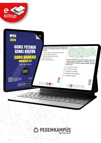 2026 Kpss Genel Yetenek Genel Kültür Tamamı Video Çözümlü E-Soru modelleri