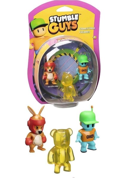 Pmı SG2220 Stumble Guys Figür Seti 3lü -Necotoys modelleri
