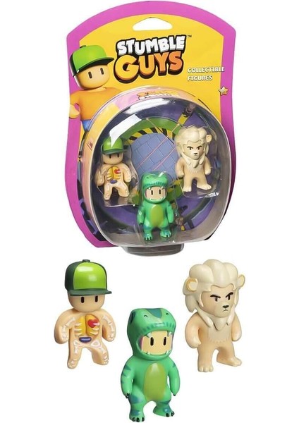 Pmı SG2220 Stumble Guys Figür Seti 3lü -Necotoys fırsatları