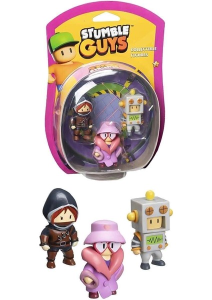 Pmı SG2220 Stumble Guys Figür Seti 3lü -Necotoys indirimleri