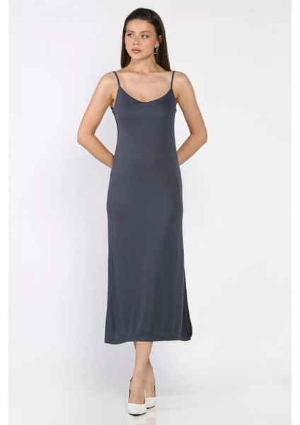 Kadın Ip Askılı Yırtmaç Detaylı Elbise P-00017173 fiyatları