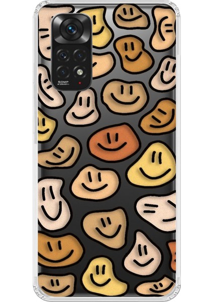 Xiaomi Redmi Note 11 Uyumlu Şeffaf Kılıf Wallpaper 8 Tasarımlı
