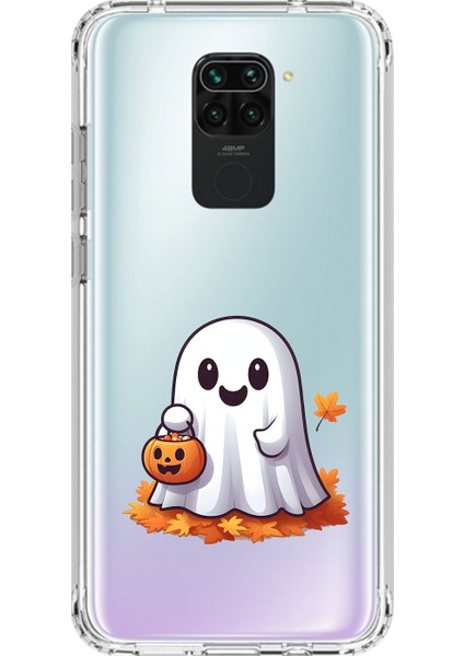 Xiaomi Redmi Note 9 Uyumlu Şeffaf Kılıf New Minies 3 Tasarımlı