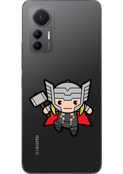 Xiaomi Mi 12 Lite Uyumlu Şeffaf Kılıf Chibi 5 Tasarımlı