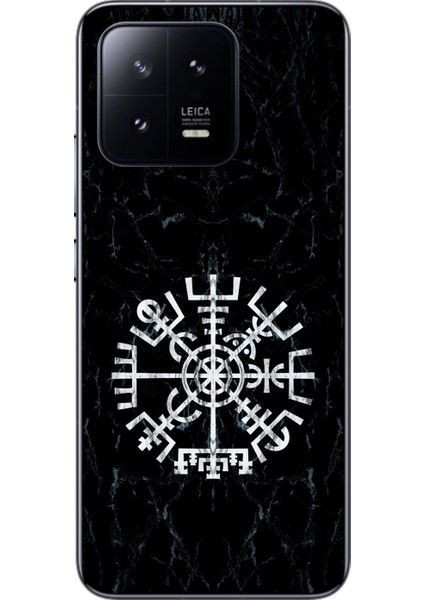Xiaomi Mi 13 Pro Uyumlu Şeffaf Kılıf Nordic 1 Tasarımlı