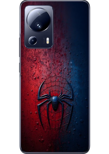 Xiaomi Mi 13 Lite Uyumlu Şeffaf Kılıf Spider-Man 3 Tasarımlı