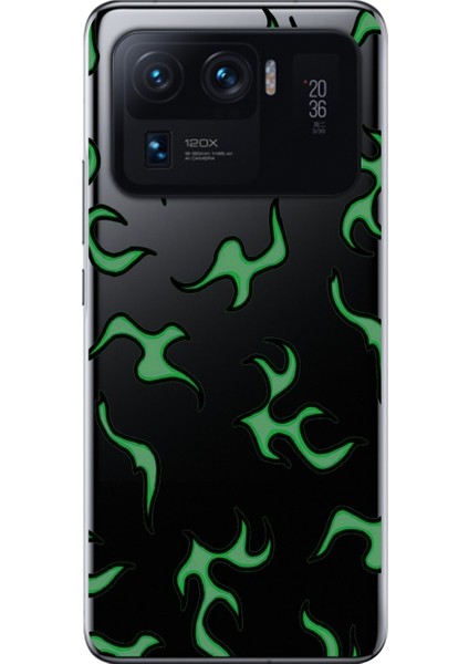 Xiaomi Mi 11 Pro Uyumlu Şeffaf Kılıf Wallpaper 5 Tasarımlı