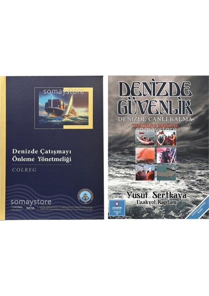 Marine Tekne Kitap Seti Denizde Çatışmayı Önleme Yönetmeliği & Denizde Güvenlik Kitabı