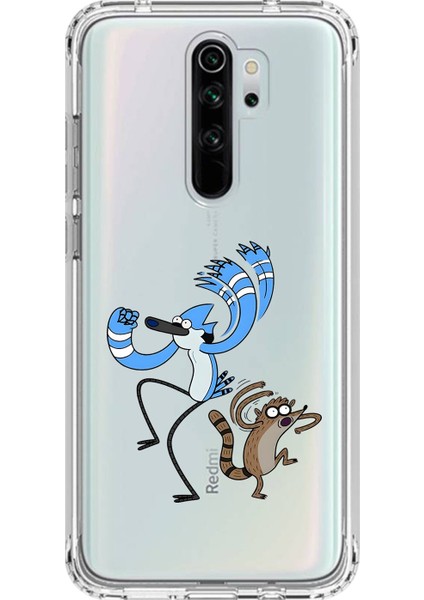 Xiaomi Redmi Note 8 Pro Uyumlu Şeffaf Kılıf Cartoon 13 Tasarımlı