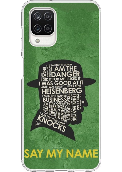 Samsung Galaxy A12 Uyumlu Şeffaf Kılıf Breaking Bad Tasarımlı