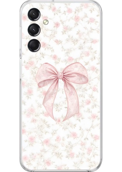 Samsung Galaxy A24 Uyumlu Şeffaf Kılıf Kurdele 2 Tasarımlı