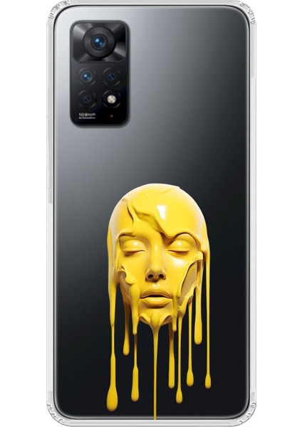 Xiaomi Redmi Note 11 Pro Uyumlu Şeffaf Kılıf Estetik Yüz 6 Tasarımlı