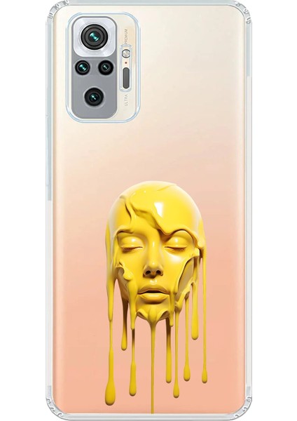 Xiaomi Redmi Note 10 Pro Uyumlu Şeffaf Kılıf Estetik Yüz 6 Tasarımlı