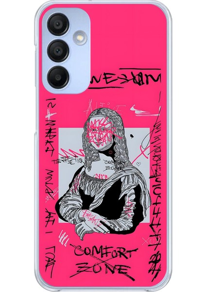 Samsung Galaxy A15 Uyumlu Şeffaf Kılıf Graffiti 1 Tasarımlı