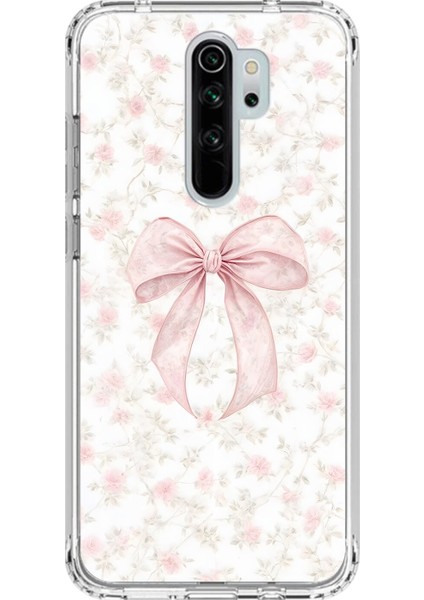 Xiaomi Redmi Note 8 Pro Uyumlu Şeffaf Kılıf Kurdele 2 Tasarımlı