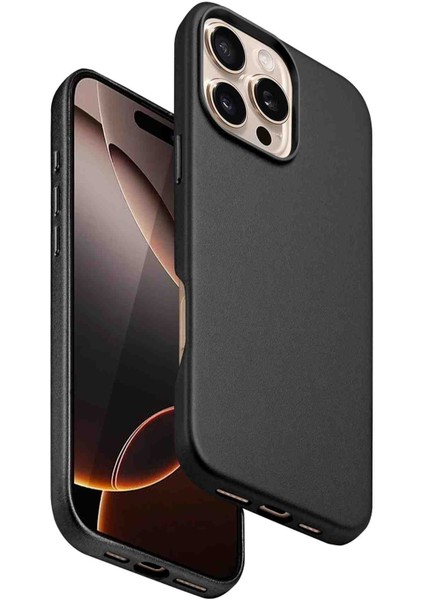 iPhone 16 Pro Max Uyumlu Fuchsia Dividing Manyetik Şarj Özellikli Kapak