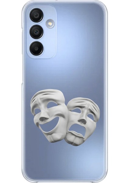 Samsung Galaxy A15 Uyumlu Şeffaf Kılıf Estetik Yüz 7 Tasarımlı