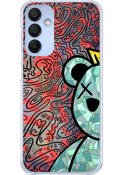 Samsung Galaxy A15 Uyumlu Şeffaf Kılıf Graffiti 12 Tasarımlı