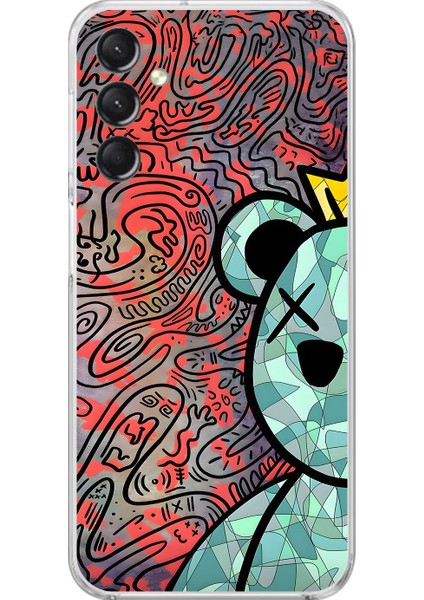Samsung Galaxy A24 Uyumlu Şeffaf Kılıf Graffiti 12 Tasarımlı