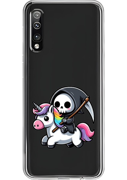 Samsung Galaxy A50 Uyumlu Şeffaf Kılıf New Minies 1 Tasarımlı