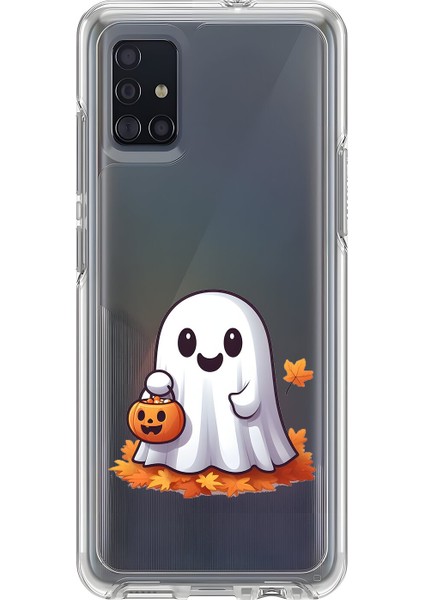 Samsung Galaxy A51 Uyumlu Şeffaf Kılıf New Minies 3 Tasarımlı