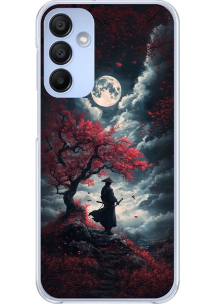 Samsung Galaxy A15 Uyumlu Şeffaf Kılıf Samurai 2 Tasarımlı