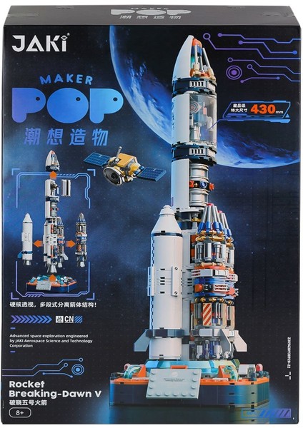 JK8501 Jaki Uzay Roketi Blok Seti -Vagon Life