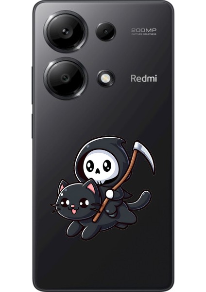 Xiaomi Redmi Note 13 Pro Uyumlu Şeffaf Kılıf New Minies 2 Tasarımlı