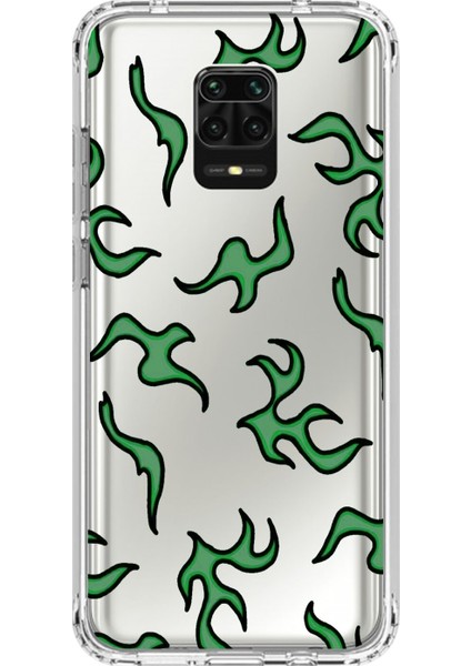 Xiaomi Redmi Note 9 Pro Uyumlu Şeffaf Kılıf Wallpaper 5 Tasarımlı