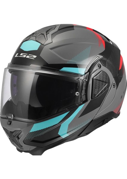 Advant 2 Trıple Gri-Kırmızı-Siyah- Kask