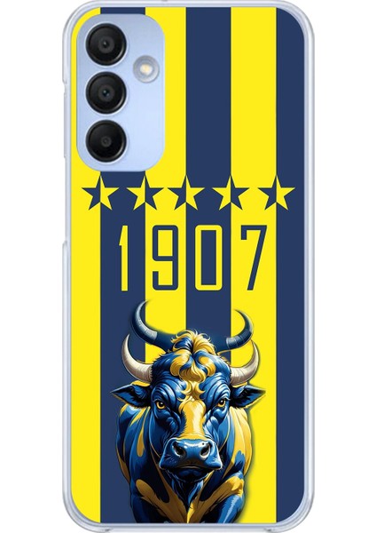 Samsung Galaxy A15 Uyumlu Şeffaf Kılıf 1907 Boğa Tasarımlı