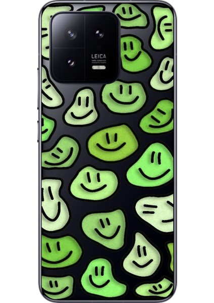 Xiaomi Mi 13 Pro Uyumlu Şeffaf Kılıf Wallpaper 9 Tasarımlı