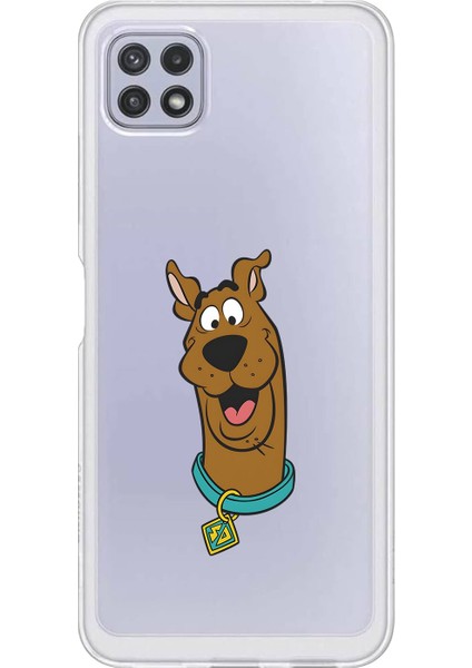 Samsung Galaxy A22 Uyumlu Şeffaf Kılıf Cartoon 14 Tasarımlı