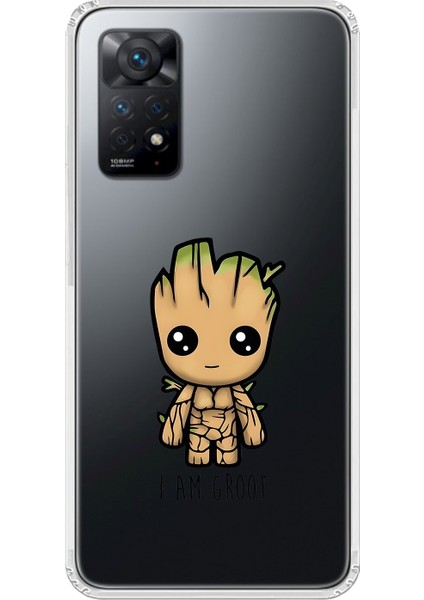 Xiaomi Redmi Note 11 Pro Uyumlu Şeffaf Kılıf Chibi 1 Tasarımlı