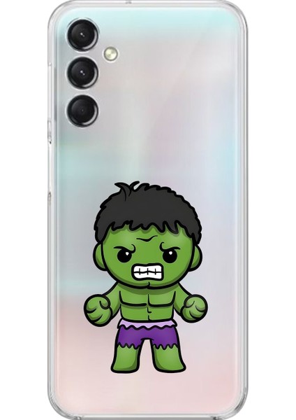 Samsung Galaxy A24 Uyumlu Şeffaf Kılıf Chibi 3 Tasarımlı