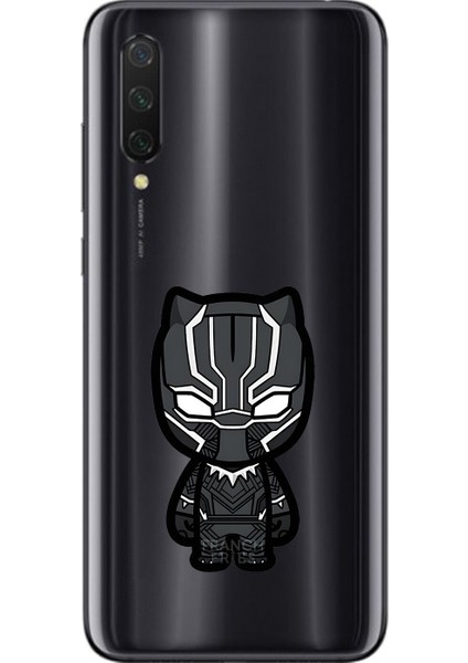 Xiaomi Mi 9 Lite Uyumlu Şeffaf Kılıf Chibi 6 Tasarımlı