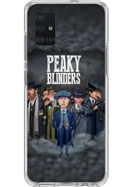 Samsung Galaxy A71 Uyumlu Şeffaf Kılıf Peaky Blinders Tasarımlı