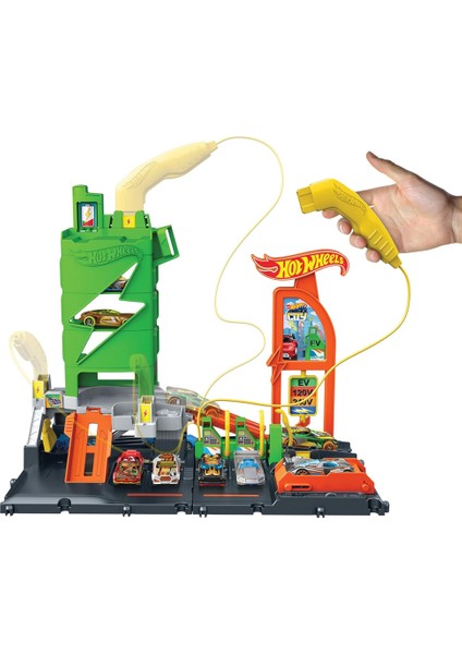 Hot Wheels Elektrikli Araç Şarj Istasyonu Oyun Seti HTN79 fiyatları