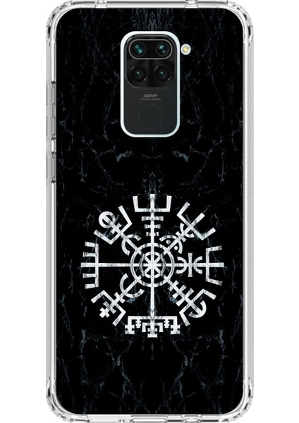 Xiaomi Redmi Note 9 Uyumlu Şeffaf Kılıf Nordic 1 Tasarımlı