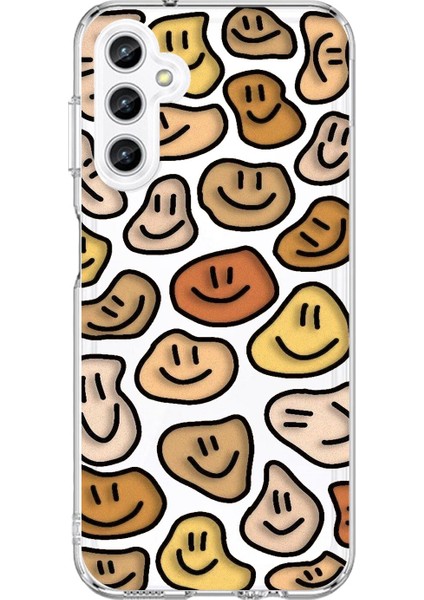 Samsung Galaxy A25 Uyumlu Şeffaf Kılıf Wallpaper 8 Tasarımlı