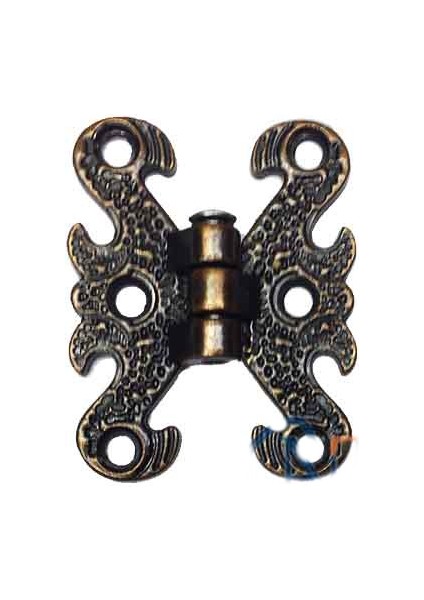 Zamak Kelebek Menteşe - Küçük, 30X40MM, Oksit, 1 Adet